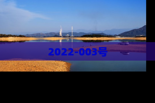 2022-003号