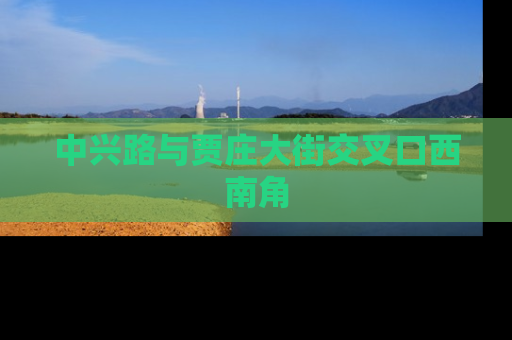 中兴路与贾庄大街交叉口西南角