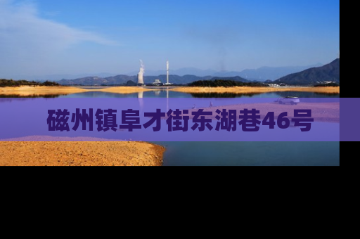 磁州镇阜才街东湖巷46号